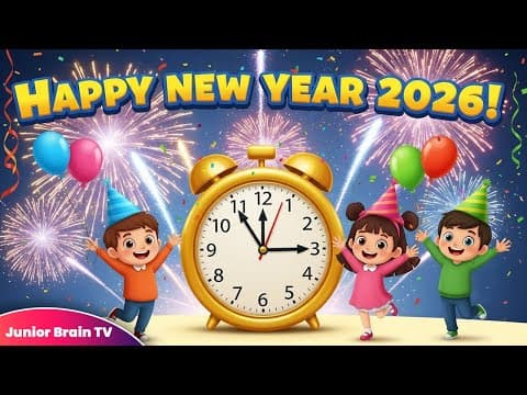 Happy New Year Rhyme for Kids 🎉 | Sing, Dance & Celebrate 2026