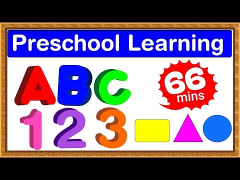 Kids learning videos - toddlers learning videos - preschool learning videos