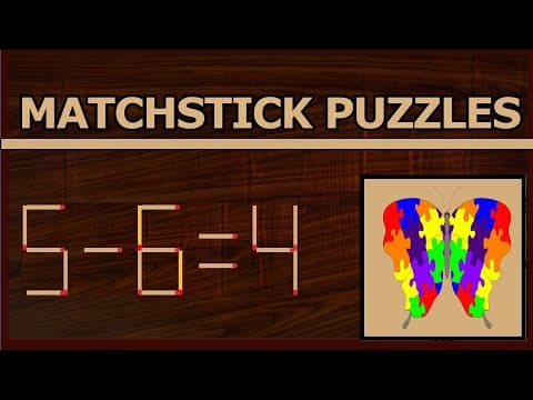 Matchstick Puzzle #54 | Matchstick Logic Puzzles |Matchstick Puzzles with Answers| Matchstick Tricks