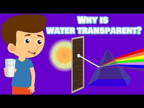 Why is water transparent - why is the ocean blue - dispersion of light