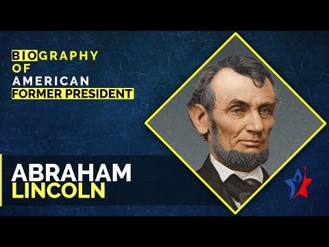 Abraham lincoln biography in english - us 16th president