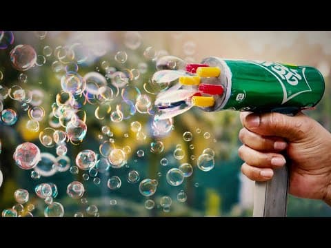 How to make Bubble Maker Gun | DIY Bubble Gun