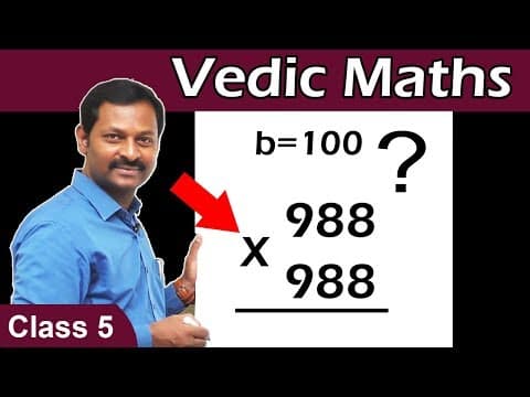 Vedic maths tricks for fast calculation - multiplication trick