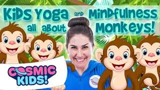 Kids Yoga and Mindfulness all about MONKEYS