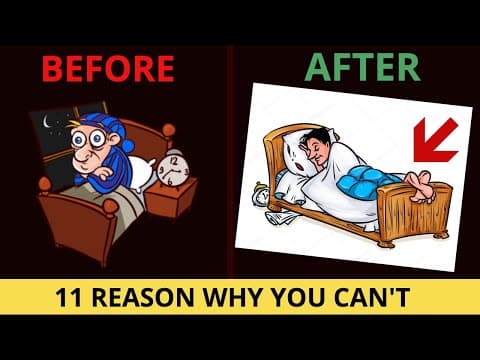 How to sleep better - जल्दी नींद लाने के 11 तरीके - best video on sleep ever