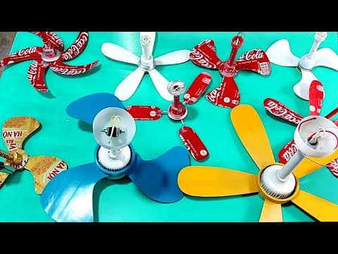 Extremely beautiful collection of homemade ceiling fans