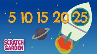 The Counting by Fives Song|Counting Songs|Scratch Garden