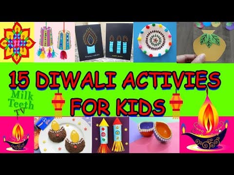 15 Activities for Diwali for Kids | Ideas for virtual Diwali celebration Ideas for Diwali activities