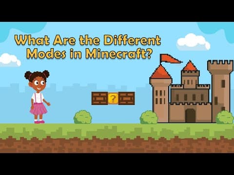 What Are the Different Modes in Minecraft? - Minecraft Tips For Kids - How To Play Minecraft
