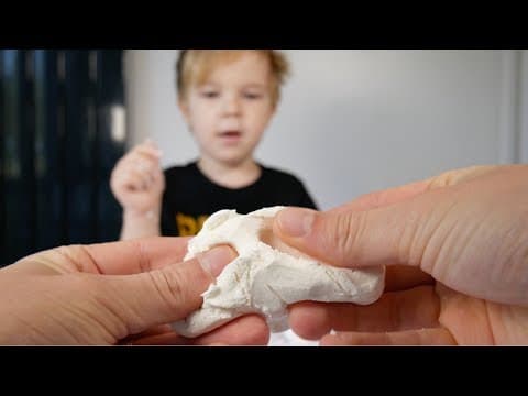 How To Make Play Dough Out Of Shaving Gel And Cornflour