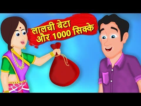 लालची बेटा और 1000 सिक्के | Greedy Son 1000 Coins | Panchatantra Kahaniya | Hindi kahaniya