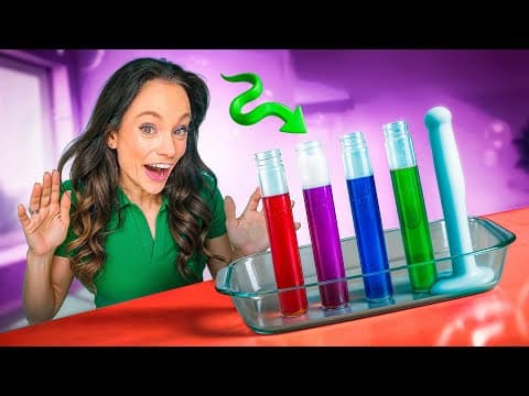 Rainbow Potions - Emily's Science Lab - YouTube