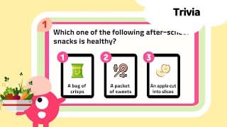 Multiple choice quiz for healthy eater | Healthy Unhealthy Trivia Questions