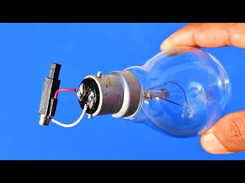Free Energy Light Bulb - 220v Generator