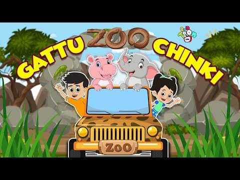 Gattu Chinki మరియు జూ | School Picnic | Telugu Stories | Moral Stories | Animation Story | Puntoon