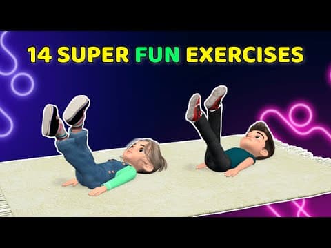 14 SUPER FUN LEG & ABS EXERCISES FOR KIDS