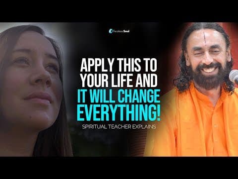 Spiritual teacher explains the importance of self - control in your life