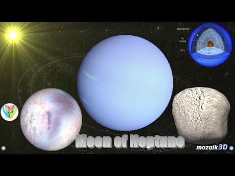 Explorer to Neptune Planet in Space