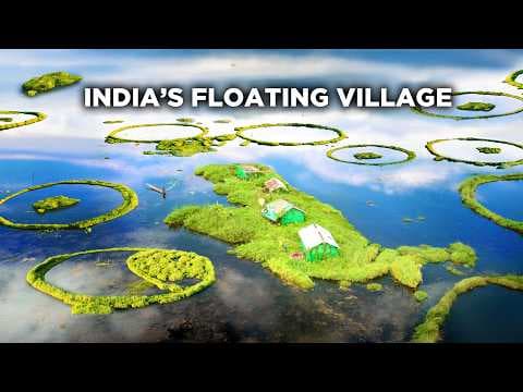 Secret Floating Village in Northeast India | Loktak Lake | Manipur