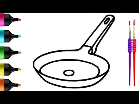 Fun Pan Drawing, Painting and Coloring for Kids and Toddlers