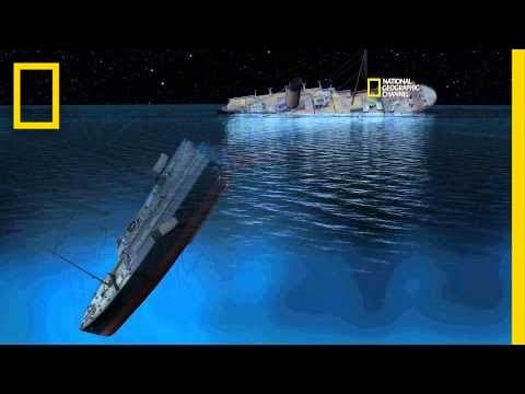 How the Titanic sank, a CGI animation