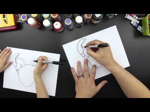 How to draw a crab