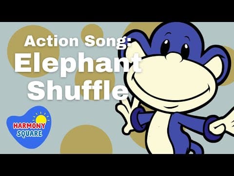 Action Songs for Kids: Elephant Shuffle- The Monkeydoos from Harmony Square Kids Songs