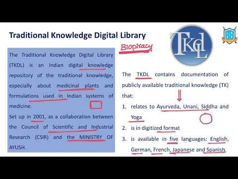 What is Traditional Knowledge Digital Library (TKDL) ? || TKDL అంటే ఏమిటి?