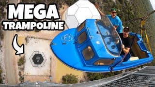 Boat Vs Worlds Strongest Trampoline