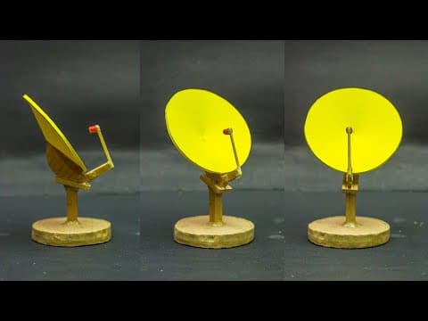 School Science Projects | Dish TV Antenna Model