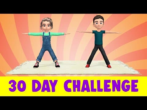 Kids workout: 30 day challenge weight loss