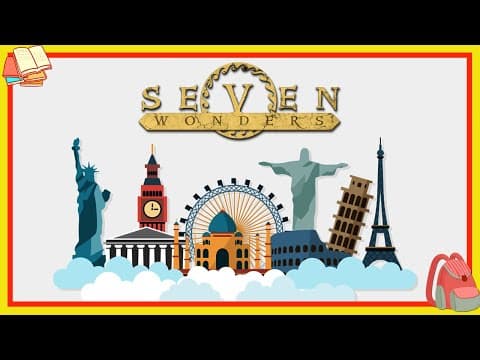 Learn About Seven Wonders Of The World - Preschool Learning For Kids -Educational Video For Children