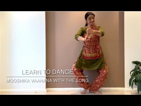 Bharatanatyam - learn to dance mooshika vaahana dance to the song