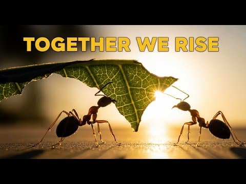 The Ant Who Refused to Quit — A Powerful Motivation Story About Teamwork