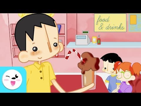 First day in a restaurant- Kids will learn how to be independent - Learning with Alex