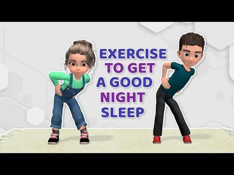 EASY BED TIME EXERCISES FOR KIDS - ACHIEVE A BETTER SLEEP | Kids Exercise