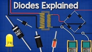 Diodes Explained |The basics how diodes work working principle pn junction