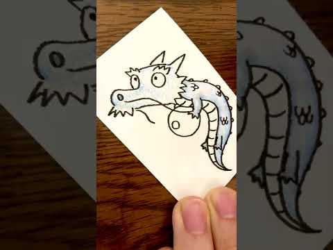 Dragon coloring cute dragon  - shorts