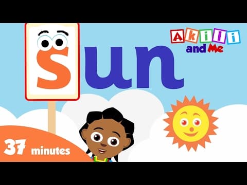 Letters are fun!-sing and learn letters with akili and me!-african cartoons