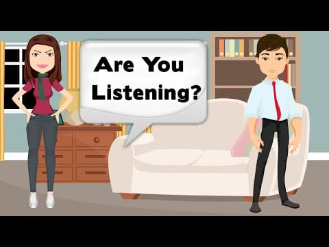 If you aren't listening - you aren't communicating