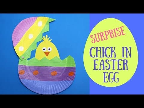 Easter Craft Ideas - Surprise Chick in Easter Egg