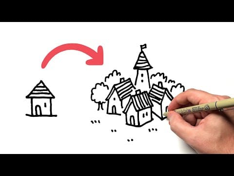 How to draw towns and cities for fantasy maps