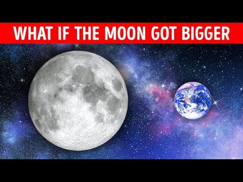 What if the moon was twice the size of Earth?