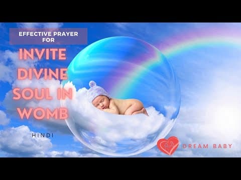 Invite divine soul in womb in Hindi | Fertility meditation | Connect with your divine baby