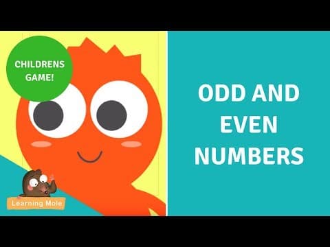 Odd and Even Numbers Game - Learning Numbers for Kids - Numbers for Kids
