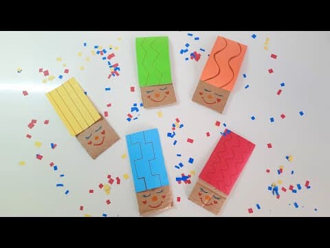 Sensory and craft activity for kindergarten - fun activities