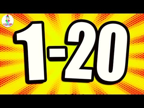Counting Numbers from 1 to 20 for Kids (Repeat after Me)