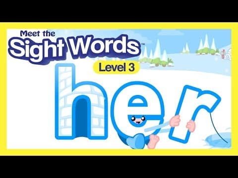 Meet the Sight Words Level 3 - her