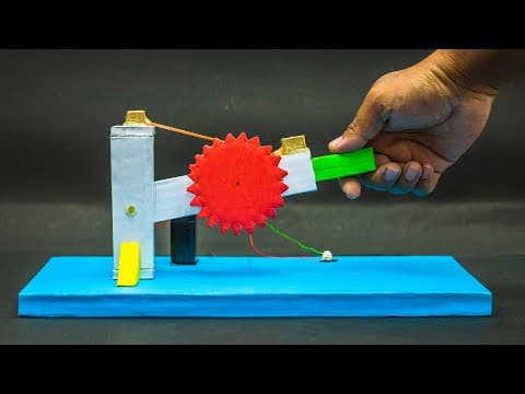 Science Projects | Electric Saw Working Model
