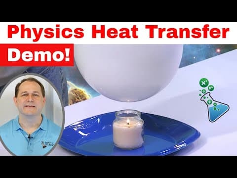 Physics Heat Transfer Demo - Balloon in a Candle Flame